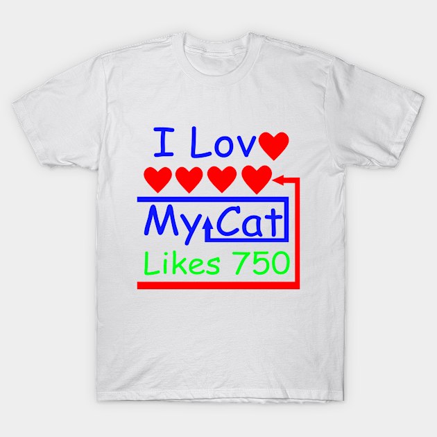 I Love Cats I Like Cats T-Shirt by simonjgerber